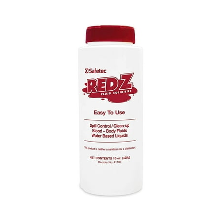 Safetec 41103 Red Z Spill Control Solidifier 15 oz. Bottle (Each)