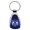Blue, variant on Ram Head Logo Black Teardrop Key Fob