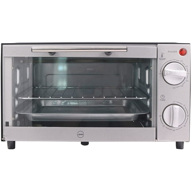 Lumme Toaster Oven Countertop, 4Slice, Compact Size, Easy to Control
