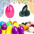 thumbnail image 5 of Dserhfy 12/24Pcs Prefilled Easter Eggs with Stuffed Bunny Mini Plastic Easter Eggs Filled with Plush Rabbit Toy Easter Basket Stuffers for Kids Boys Girls, 5 of 8