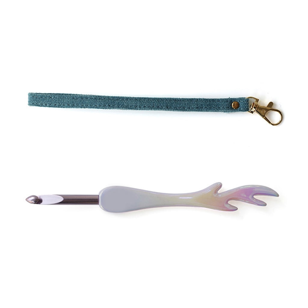 Ergonomic Large Handle Acrylic Crochet Hook for Crafting
