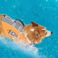 thumbnail image 5 of Dog Life Jacket Canine Life Vest Easy-Fit Adjustable Belt Pet Saver Swimming Safety Swimsuit Preserver with Reflective Stripes for Dogs with Rescue Handle for Swimming&Boating, 5 of 8