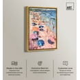 thumbnail image 2 of Beach Side Joys Colorful Coastal Wall Art Canvas Wall Art by Art Remedy, Gold Floater Frame, 11.5" x 16.5", 2 of 7