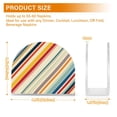 thumbnail image 4 of Yayeee Napkin Holder for Table Kitchen Paper Tissue Organization, Striped Pattern, 4 of 8
