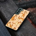 thumbnail image 4 of WIRESTER Shockproof Soft Rubber Cover Case for Samsung Galaxy S22 6.1" 2022, Orange Tabby Cat Funny Playful Postures On Sunset Background, 4 of 5