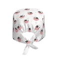 thumbnail image 2 of Kdxio Umbrella Cat Pattern Turban Hat for Women Men Comfortable Adjustable Cleaning Working Cap with Sweatband, 2 of 8