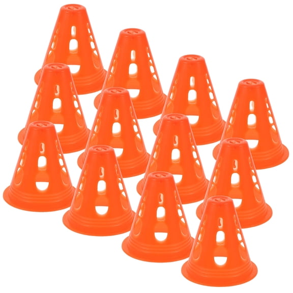 LITINKIMI Orange Pe Training Cones Lightweight Durable for Outdoor Sports Drills