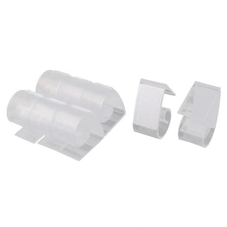 

Party Wedding Plastic Hook Loop Table Cloth Skirting Clip 8 Pcs for 1.5cm Thick