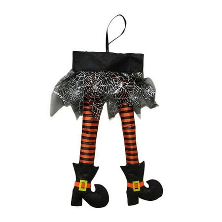 

Lacyie Doll Pendant|Halloween Witch s Legs Wicked Novelty Witch Legs Plush Witch Legs with Shoes