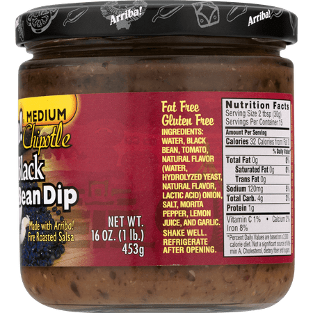 Arriba! Bean Dip Chipotle Black Medium