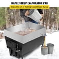 thumbnail image 2 of VEVOR Maple Syrup Evaporator Pan 24x18x6 inch Stainless Steel Maple Syrup Boiling Pan for Boiling Maple Syrup, 2 of 9