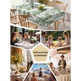 thumbnail image 5 of Green Pine Tree Table Cloth, Vintage Watercolor Botanical Waterproof Tablecloth for Rectangle Tables, Reusable Washable Fabric Table Cover for Restaurant Kitchen Dining Tables 60"x120", 5 of 6
