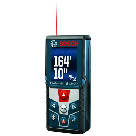 Bosch Laser Levels 165 ft. Laser Measure with Bluetooth and Full-Color Display (New Open (Best Rotary Laser Level For The Money)
