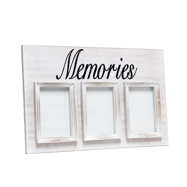 Marco de fotos Elegant Designs HG2002-WMS Rustic 18x3x30 cm