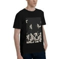 thumbnail image 2 of Bingfone Japanese White Crane Men'S Loose Fit Short-Sleeve Pocket T-Shirt, 2 of 7