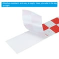 thumbnail image 4 of Uxcell Reflective Tape, 2"x82 Ft Waterproof Reflective Tape Warning Safety Tape Reflector for Trucks, Grid White Red, 4 of 6