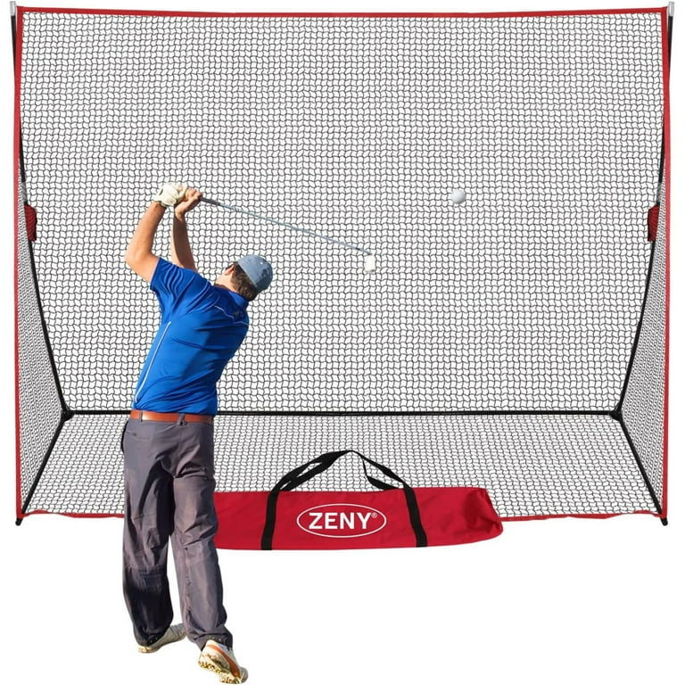Golf Net (10x7 FT) with Carry Bag, Easy Set Up, Take Down, 7 PLY Knotted  Netting