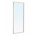 thumbnail image 4 of Elegant Decor Metal frame Rectangle Mirror 30 inch Brass, 4 of 4