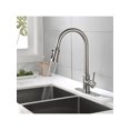thumbnail image 3 of SINLOOG Single Handle High Arc Pull Out Kitchen Faucet,Single Level Stainless Steel Kitchen Sink Faucets with Pull Down Sprayer, 3 of 4