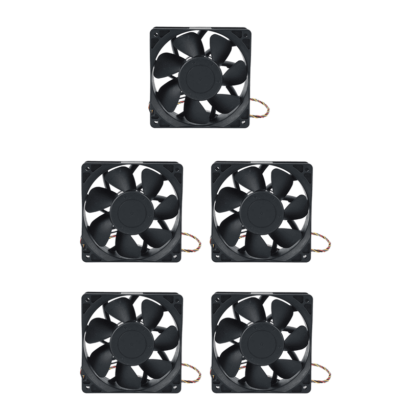 Bitmain Fan Buy 5X 6000RPM 12V Cooling Fan for Bitmain Antminer S7/S9/T9/T9+/L3 /L3 ...