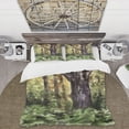 thumbnail image 2 of Designart 'Árbol grande en bosque otoñal' Juego de funda nórdica Lake House, 2 of 5
