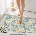 thumbnail image 3 of Spring Meadow Blooms Door Mat&nbsp;Indoor Outdoor Entrance, Non Slip Small Rug for Kitchen Bathroom Entryway Rug, Teal Yellow Botanical Washable Doormat Floor Mat for Office Home Decor 16x24 Inch, 3 of 8