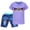G, variant on EnJoCho Children's Sportswear T Shirt + Trousers Short Sleeve + Jeans Football Print Germany Track Clothes for Girls