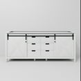 thumbnail image 3 of Lexora Home Marsyas 80" Vanity Cabinet in White, 3 of 8