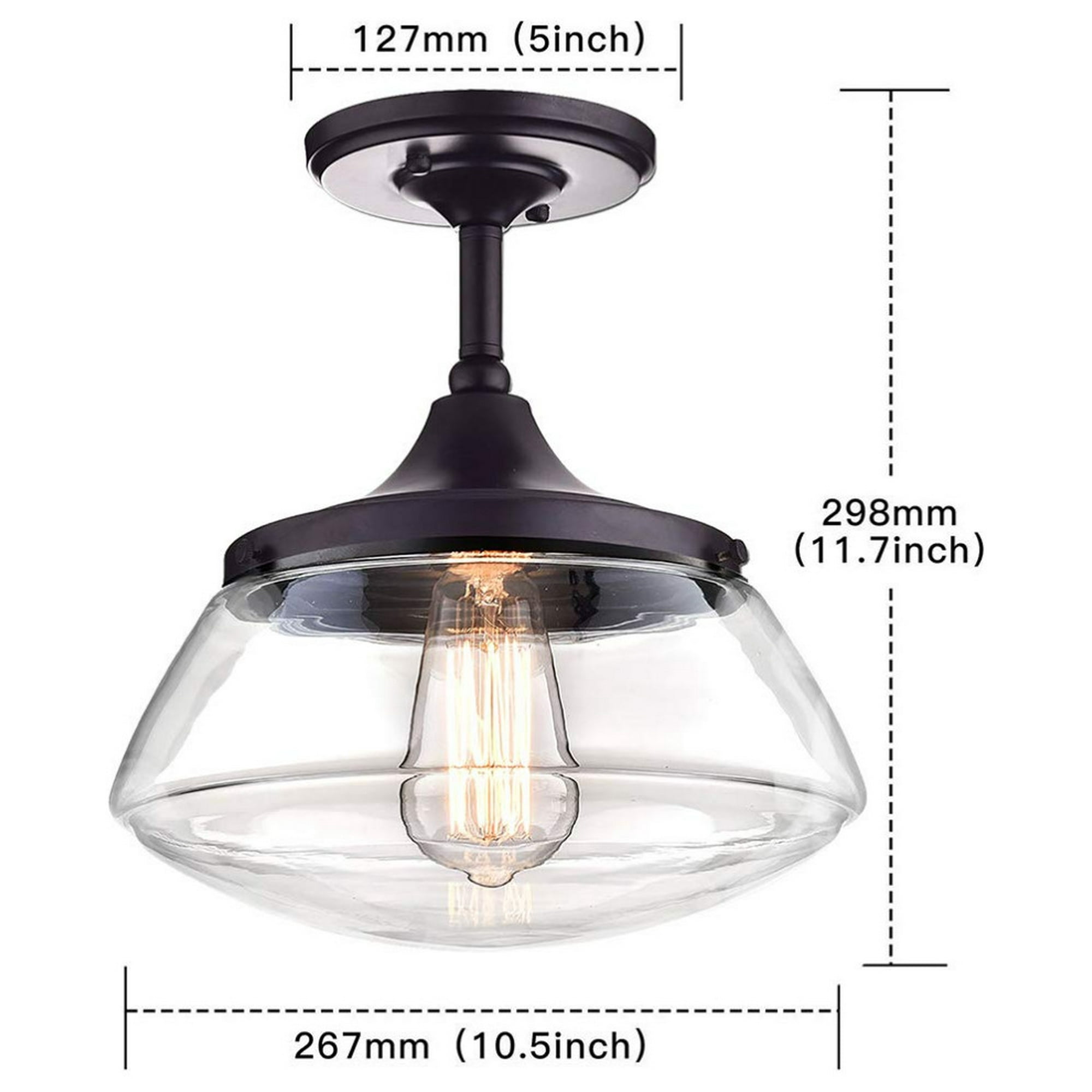 Semi Flush Ceiling Lights Canada Shelly Lighting
