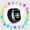 thumbnail image 5 of Style Asia Pack of 2 Black and Silver Bluetooth Smart Watches - Touch Screen Bluetooth Enabled Smart Watch, Camera, Music, Fitness Tracker and Pedometer, Compatible to All Android and iOS Phones, 5 of 10
