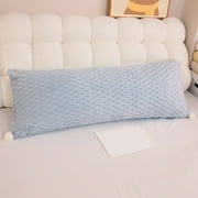 Danhjin Long Pillows Soft Velvet Long Pillow Special Pillow for to Sleep Sofa Pillow Side Sleeping Leg Clamp Dormitory Bedside Cushion Multiple Colors Available