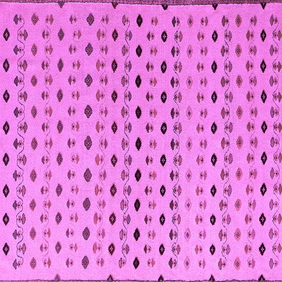 Ahgly Company Indoor Square Solid Purple Modern Area Rugs, 5' Square