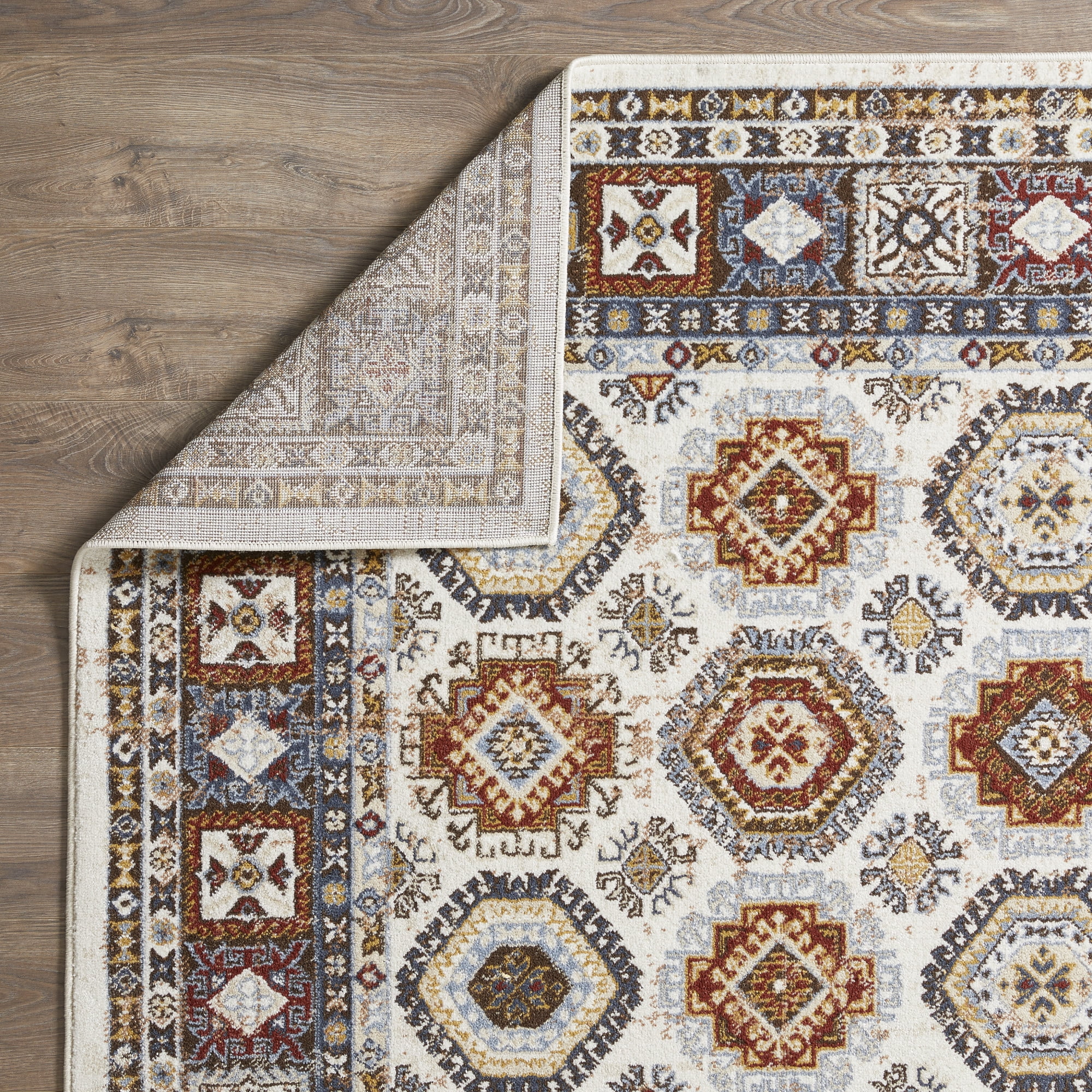 Loomaknoti Alsbrooke Delary 5' x 7' Cream/Beige Oriental Indoor Area Rug