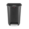 thumbnail image 1 of The Step N' Sort Tall 50L Plastic Trash Can with Steel Pedal and Secure Slide Lock, 1 of 7