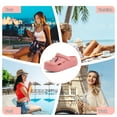 thumbnail image 4 of Cyiecw Women's Platform Clogs Slip On Garden Shoes Summer Non-Slip Beach Sandals Slippers, 4 of 6