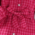 thumbnail image 5 of KYAIGUO Kids Baby Girl Dresses Spring Fall Long Sleeve Dress Skirt Outfits Clothes Plaid Princess Skirt Dress for 4-7T, 5 of 9