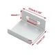 thumbnail image 4 of Lc Lictop 10 Uds 35Mm/1,37 "" tono plateado aluminio borde del dedo tirador oculto manija para el hogar cocina puerta cajón gabinete, 4 of 4