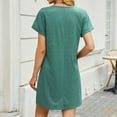 thumbnail image 4 of WCJM Up To 50% Off Women Nightgowns & Sleepshirts Sleepshirts Cotton Women Nightgowns & Sleepshirts Green,Xxl, 4 of 5