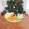 thumbnail image 2 of FMSHPON RabbitEaster Egg Xmas Christmas Tree Skirt Stand Mat for Holiday Party Decoration Indoor Outdoor 48 inches, 2 of 3