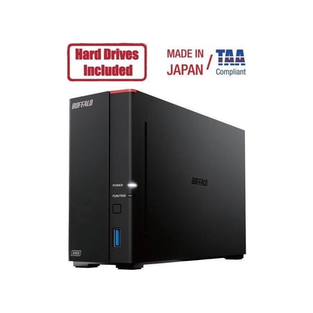 UPC: 0747464134574 | Buffalo LinkStation 710D 2TB Hard Drives Included Private Cloud (1 x 2TB  1 Bay)