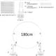 thumbnail image 1 of Sywqhk Kit de arco de globo Marco de círculo de globo de 5.9 pies con 2 bases para boda (H) Sywqhk Para estrenar, 1 of 7