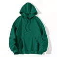 thumbnail image 4 of WZXFASHION Women's Back Floral Print With Drawstring Hooded Pocket Sweater Spring Savings Clearance cable knit sweater, 4 of 4
