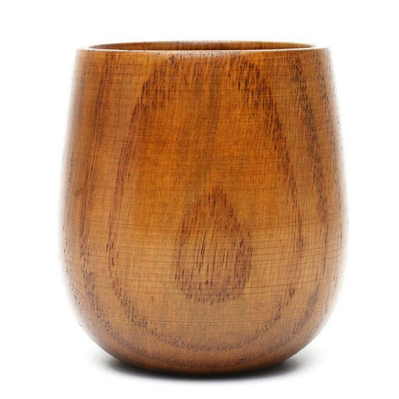 Natural Wood Tea Cup,Solid Wooden Mug for Hot and Cold Drinks, 200ml Capacity, Ideal for Coffee, Tea, Juice and Milk