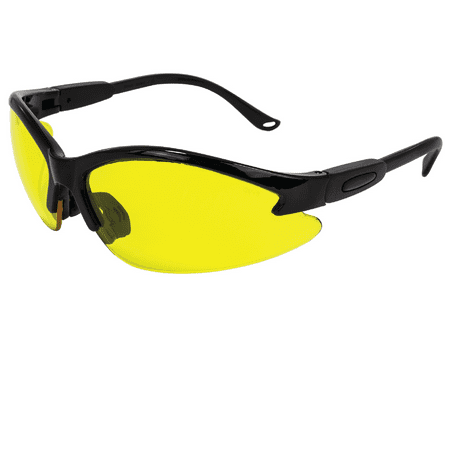 

Birdz Eyewear Flamingo Safety Glasses for Nurses Dental Assistant Glasses Shooting Sunglasses for Women Ladies Men Black Frame Yellow Lens