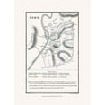 thumbnail image 2 of Oxford 14x18 White Modern Wood Framed Museum Art Print Titled - Rome Italy - Oxford 1828, 2 of 4