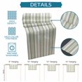 thumbnail image 6 of Sage Green Striped Table Runner 70 Inches, Modern Farmhouse Geometric Thine Stripes Bed Runner Dresser Scarves Tabletop for Indoor Outdoor Parties/Ceremony/Banquet, 13" x 70", 6 of 9