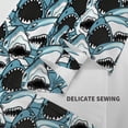 thumbnail image 6 of Pofeuu Angry Shark Print Wall Tapestry Decoration Wall Hanging Tapestry 60 x 51 Inch, 6 of 6