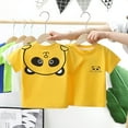 thumbnail image 2 of JLFKNG Toddler Baby Boys Tee Shirts Cartoon Cute Sweet Panda Printed Tee Shirt Short Sleeve Crew Neck Child's Daily Wear, 2 of 5