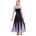 thumbnail image 2 of YONGHS Womens Adult Long Sleeve A-Line Dress Dress Halloween Witch Cosplay Costumes Black L, 2 of 7