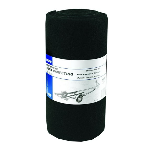 Fulton Carpet CR8012 Cut-To-Fit Trailer Bunk Carpeting; 12 Inch Width x 144 Inch Length; Black